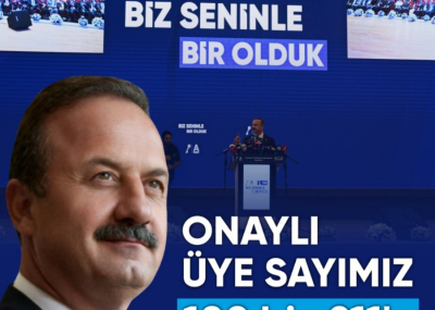 Anahtar Parti 100.211 Onaylı Üyeye Ulaştı